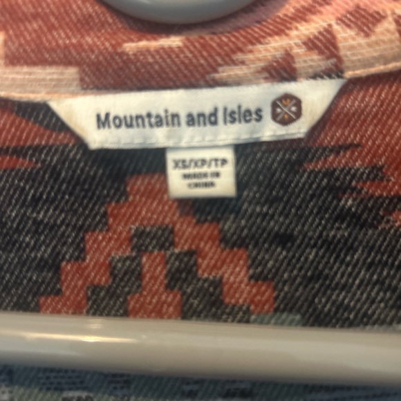 Aztec Patterned Button-Up Sweater - Picture 2 of 3